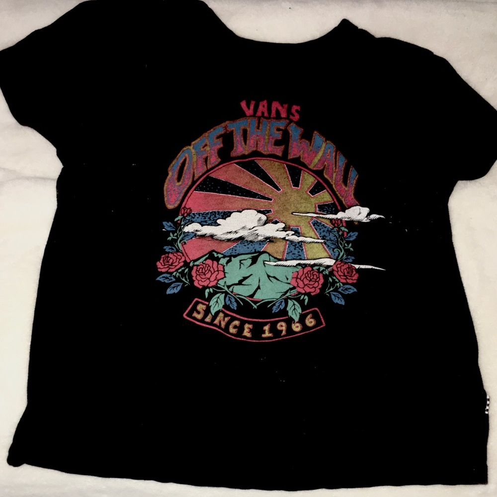 Vans crop top shirt